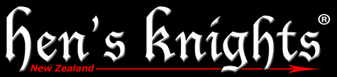Hens Knights NZ Logo Male Stripper logo for NZ